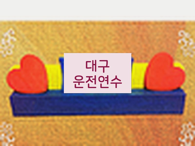 대구운전연수 후기