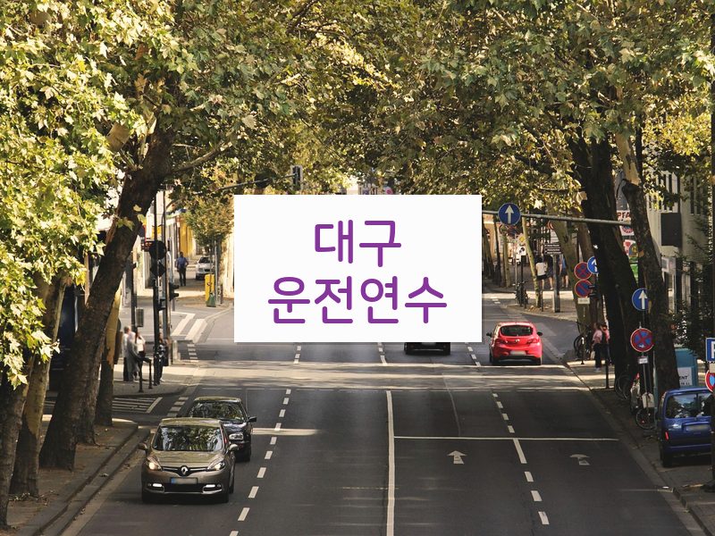 대구운전연수 후기