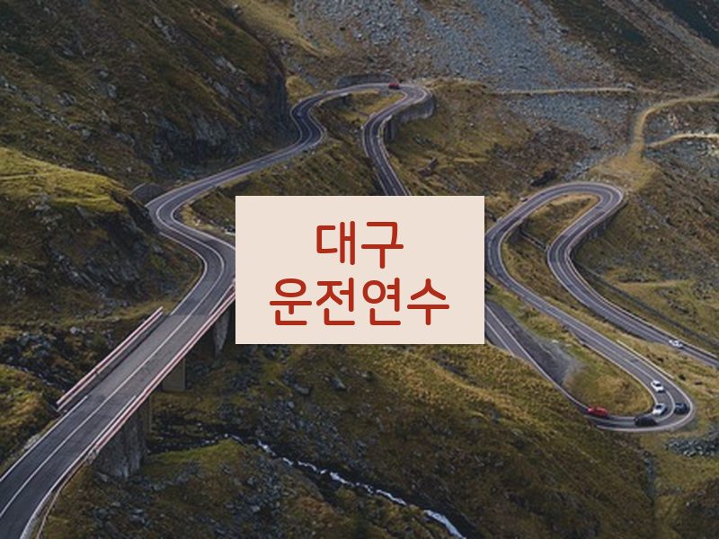 대구운전연수 후기