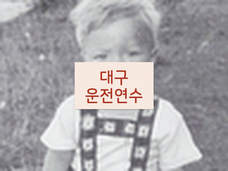 대구운전연수 후기
