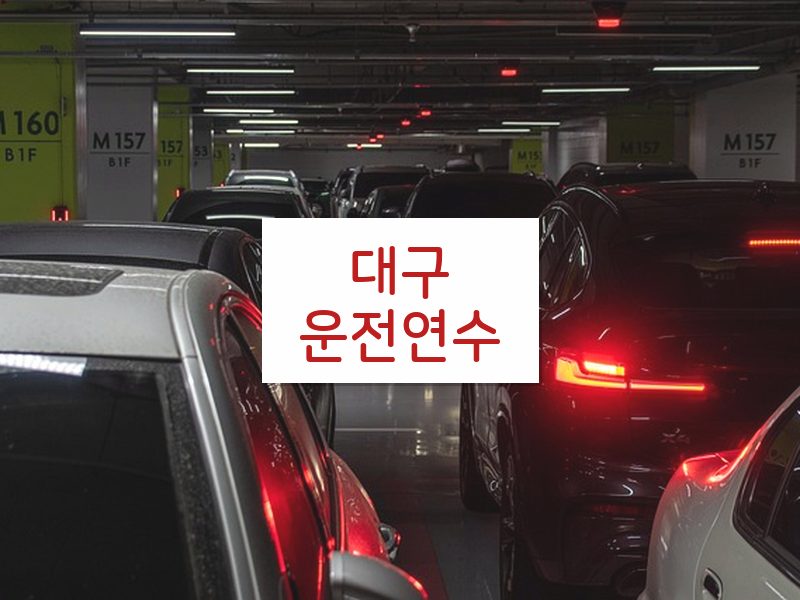 대구운전연수 후기