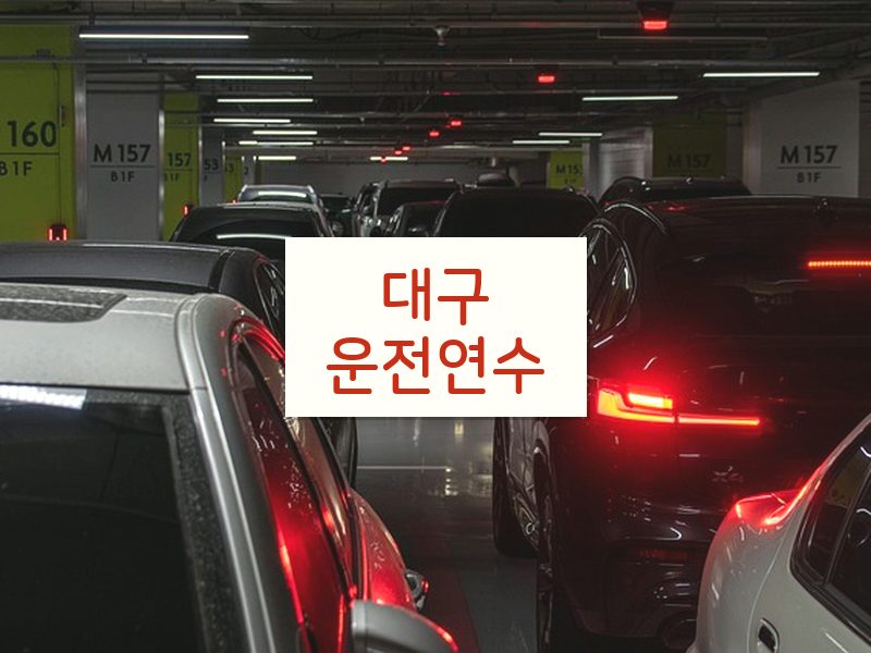 대구운전연수 후기