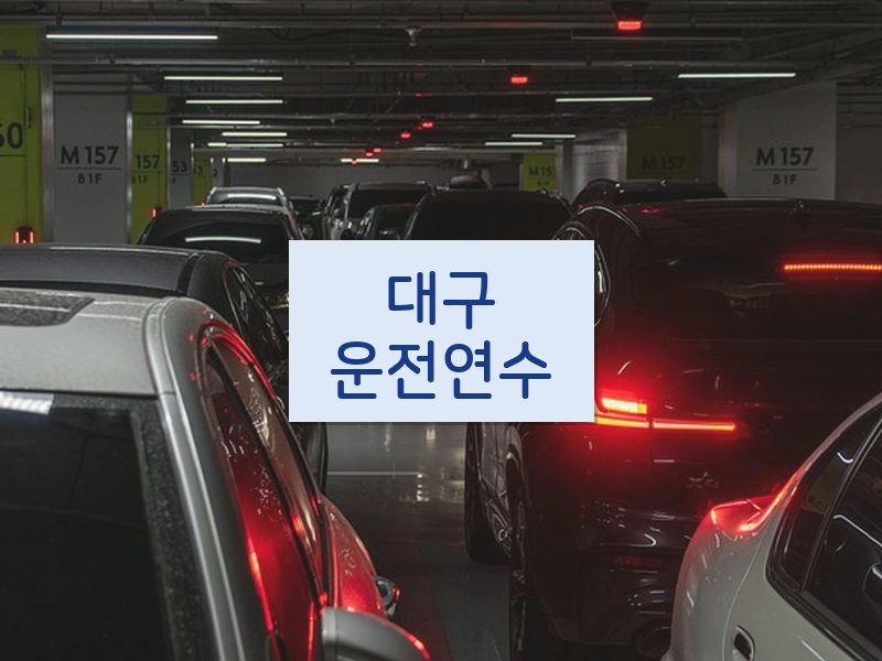 대구운전연수 후기