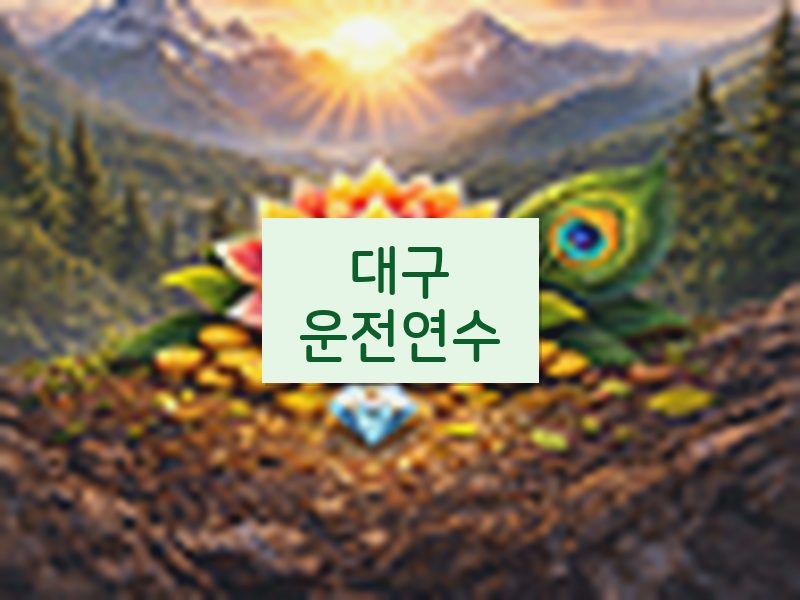 대구운전연수 후기