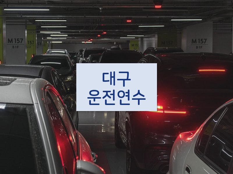 대구운전연수 후기