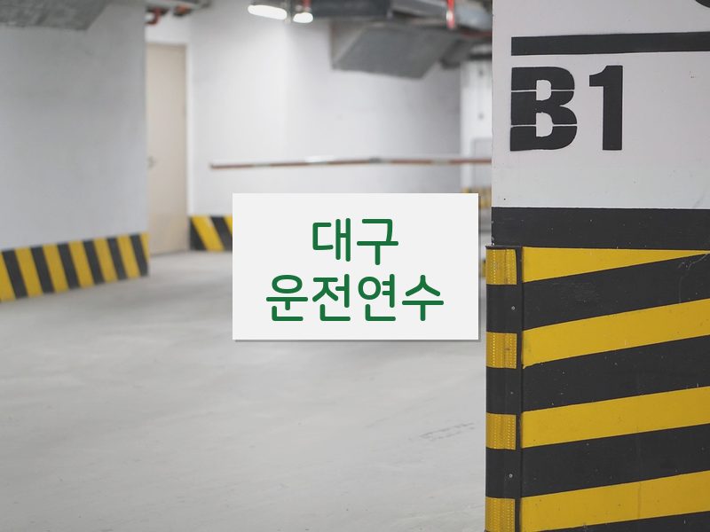 대구운전연수 후기