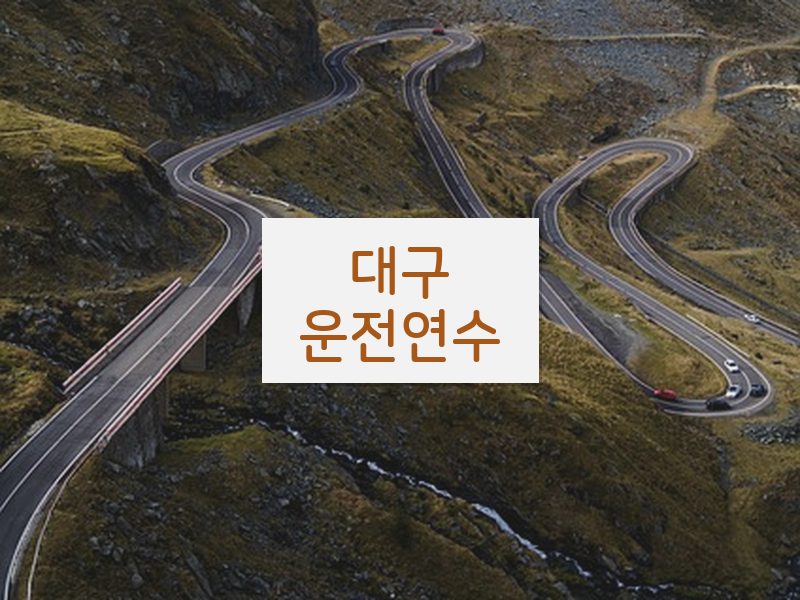 대구운전연수 후기