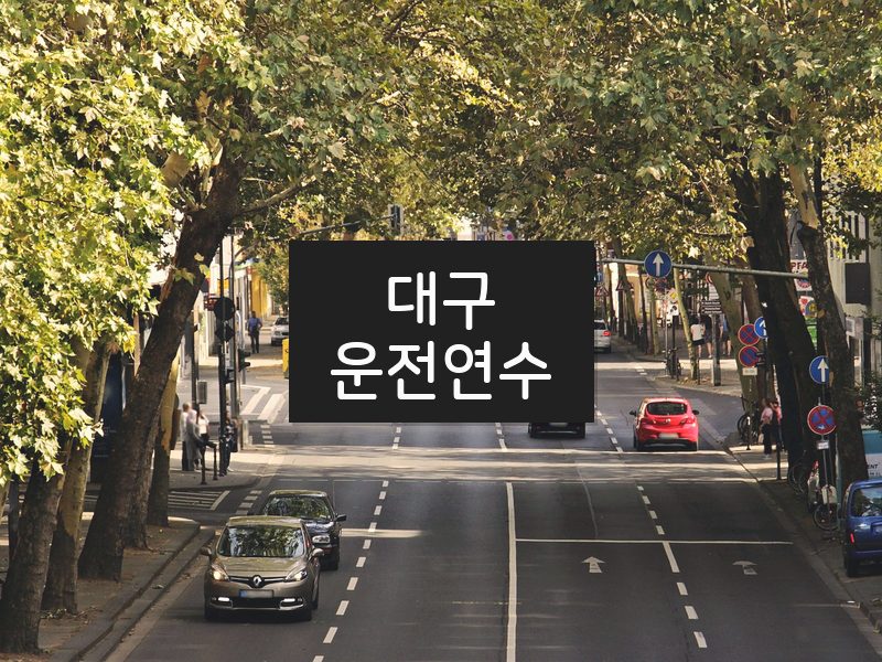 대구운전연수 후기