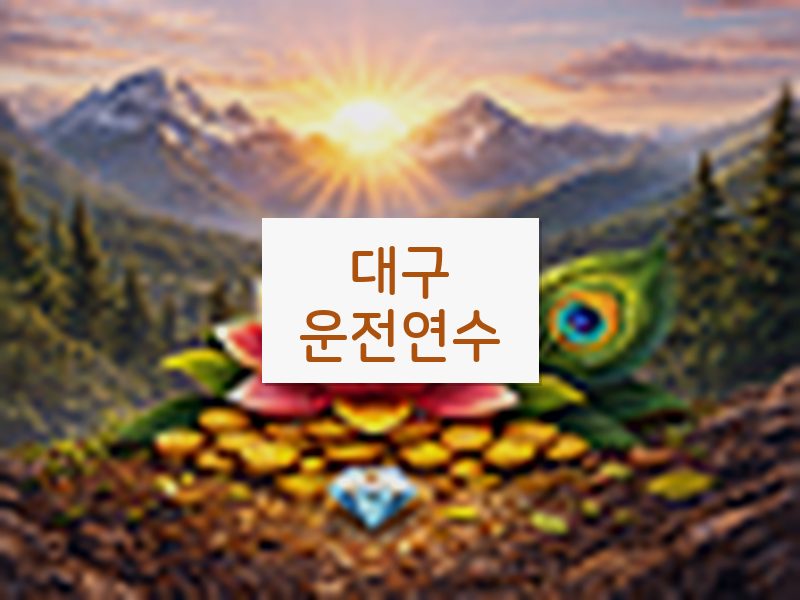대구운전연수 후기