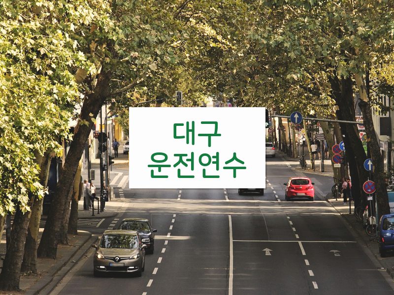 대구운전연수 후기