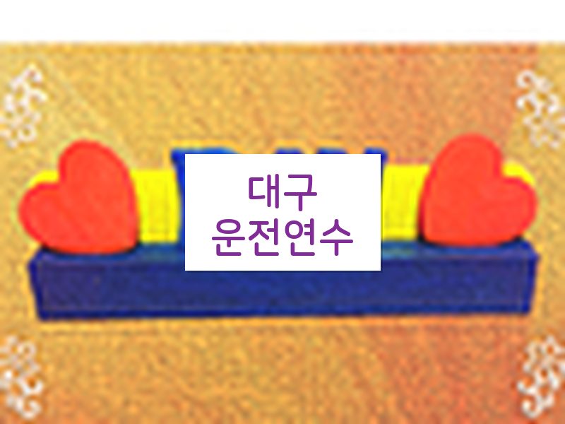 대구운전연수 후기