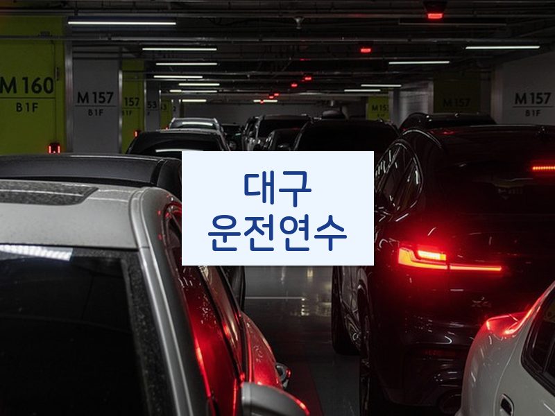 대구운전연수 후기