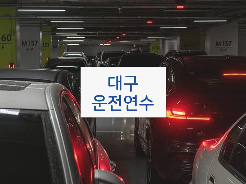 대구운전연수 후기