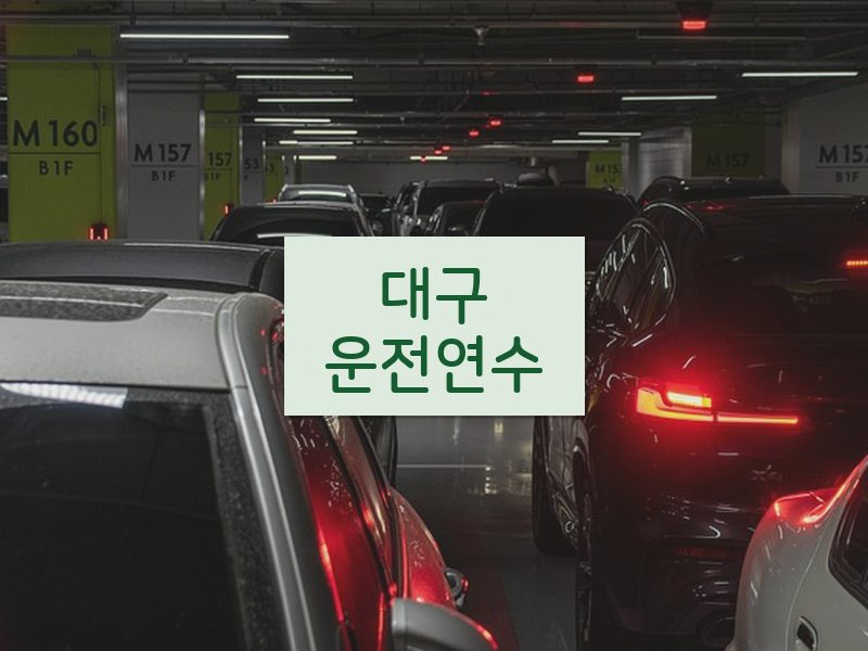 대구운전연수 후기