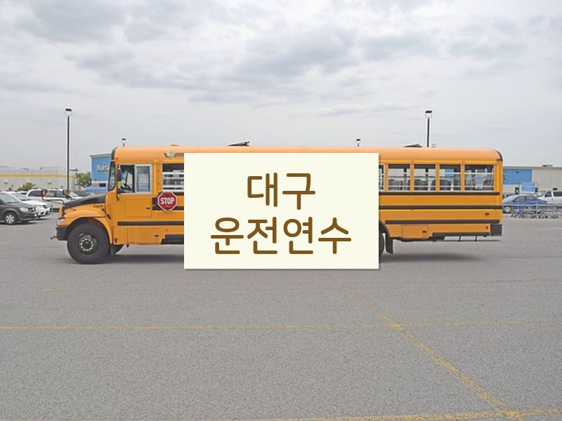 대구운전연수 후기
