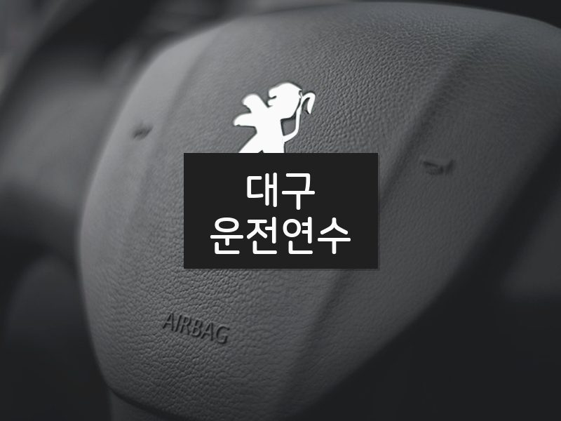 대구운전연수 후기