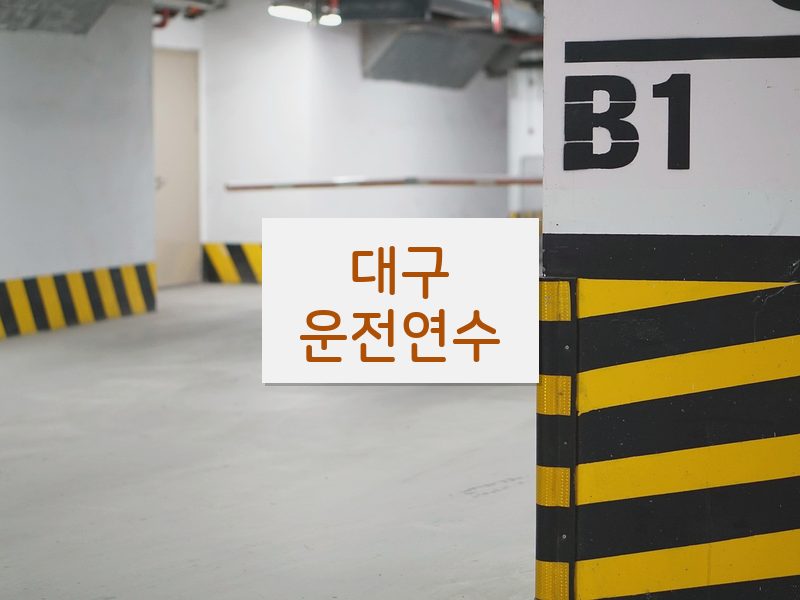 대구운전연수 후기
