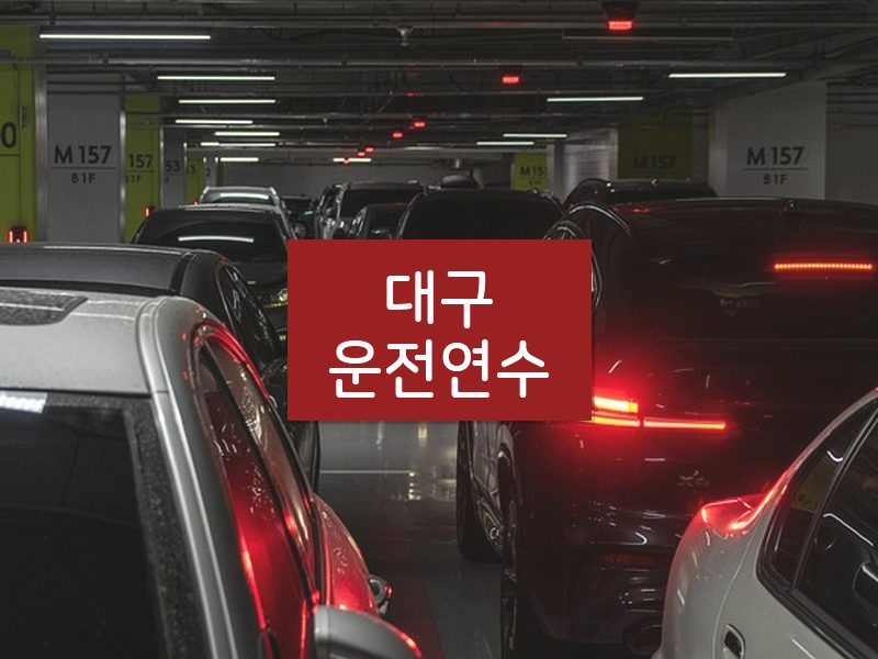 대구운전연수 후기