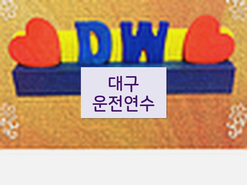 대구운전연수 후기
