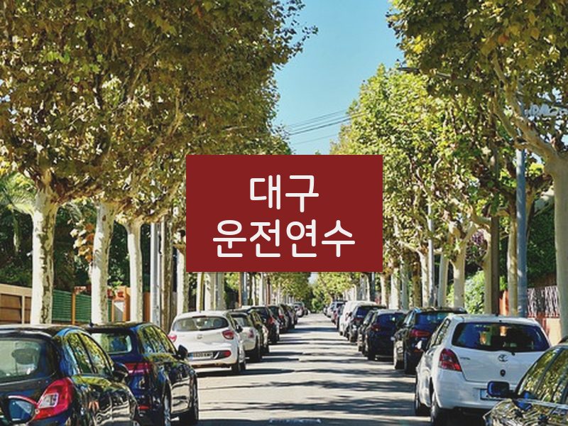 대구운전연수 후기